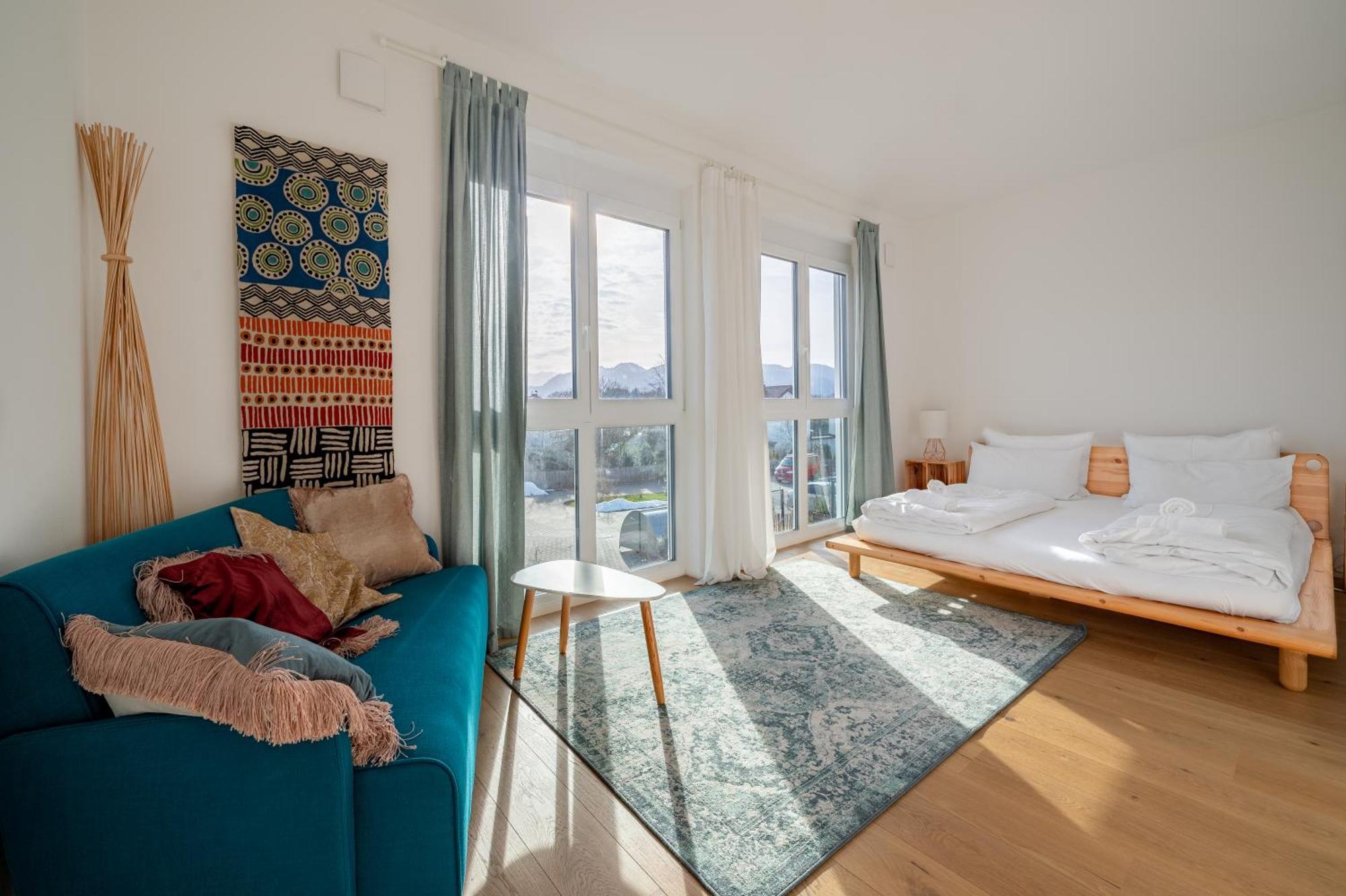 Liboria: Stylisches Haus; Sauna ; 4Min Zum See Seehausen am Staffelsee Luaran gambar