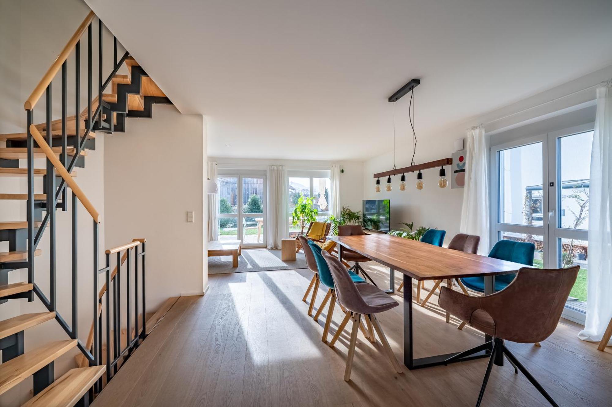 Liboria: Stylisches Haus; Sauna ; 4Min Zum See Seehausen am Staffelsee Luaran gambar
